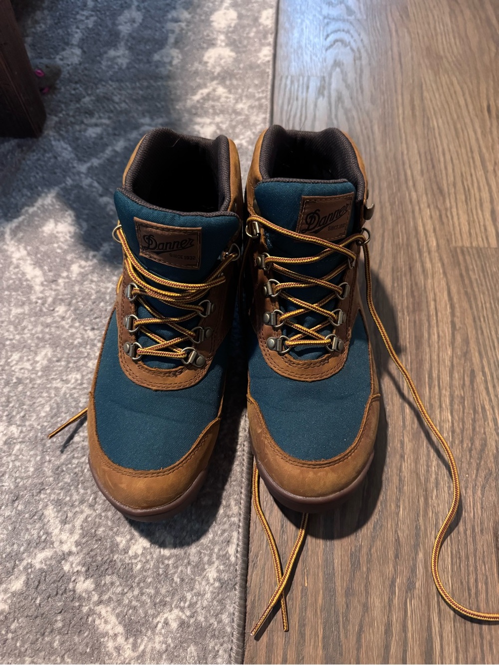 Danner women’s Teal and Brown Jag Hiking Boots